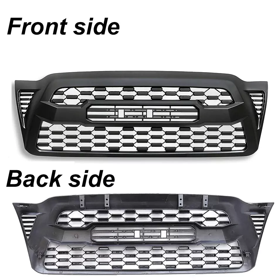 Front Grille for Tacoma 2005-2011 Bumper Hood Honeycomb Grill W/ LED Accessories Front Grille for Tacoma 2005-2011 Bumper Hood Honeycomb Grill W/ LED Accessories