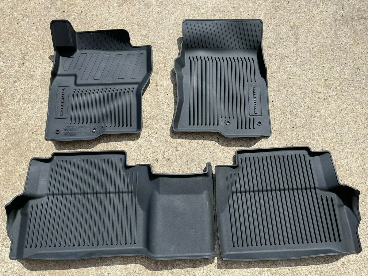 NEW OEM 2022 2023 NISSAN FRONTIER 4PC MOLDED ALL WEATHER FLOOR MATS CREW CAB