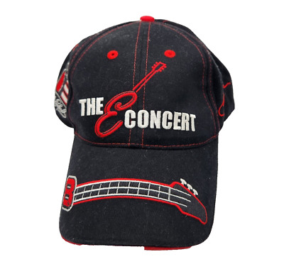 DALE EARNHARDT THE CONCERT Adj Ball Cap Nascar Black Red Kraft Nabisco