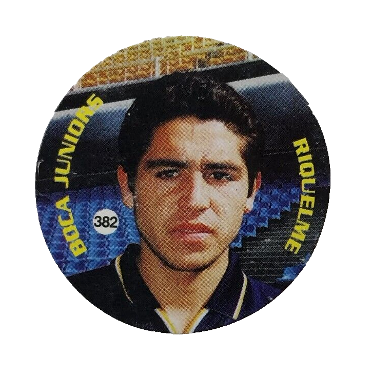 306★サッカー★juan roman riquelme★prostars Juan Roman Riquelme RC Rookie Disc Boca Juniors 1998 Ultra Figus
