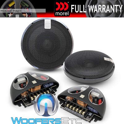 MOREL VIRTUS NANO CARBON INTEGRA 42 4'' 2-WAY TWEETERS SPEAKERS CROSSOVERS NEW