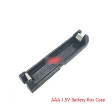 1 Slot Battery No. 7 AAA 1.5V Battery Box Case AAA Battery Holder With Pins New
