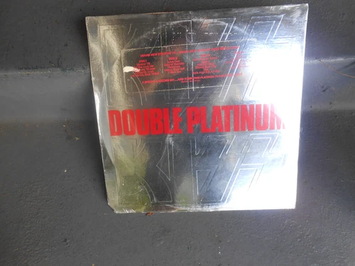 KISS-DOUBLE PLATINUM-2 LP-VINYL-GF-1ST-1978-NBLP 7400 2-PROMO-SEALED