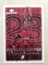 MICHAEL JORDAN 1999-00 UD MVP MJ Exclusives #184 SILVER SCRIPT Bulls READ