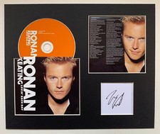 RONAN KEATING - Signed Autographed - LOVING EACH DAY - Album Display