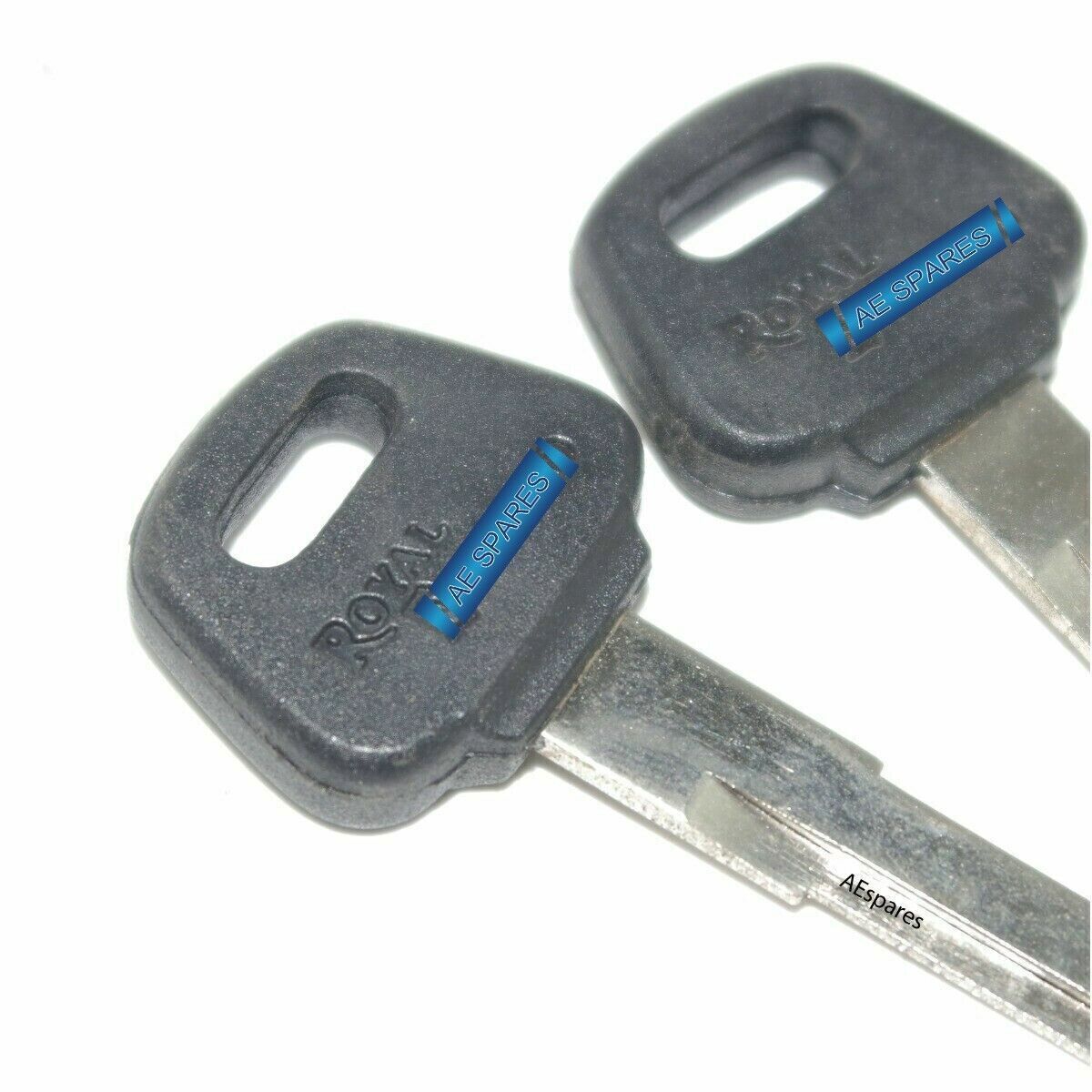 2 Clés Vierges GM Avec Logo - Pour Allumage, Références 595311, B44P, E, Non Coupées, Compatibles Buick, Cadillac...