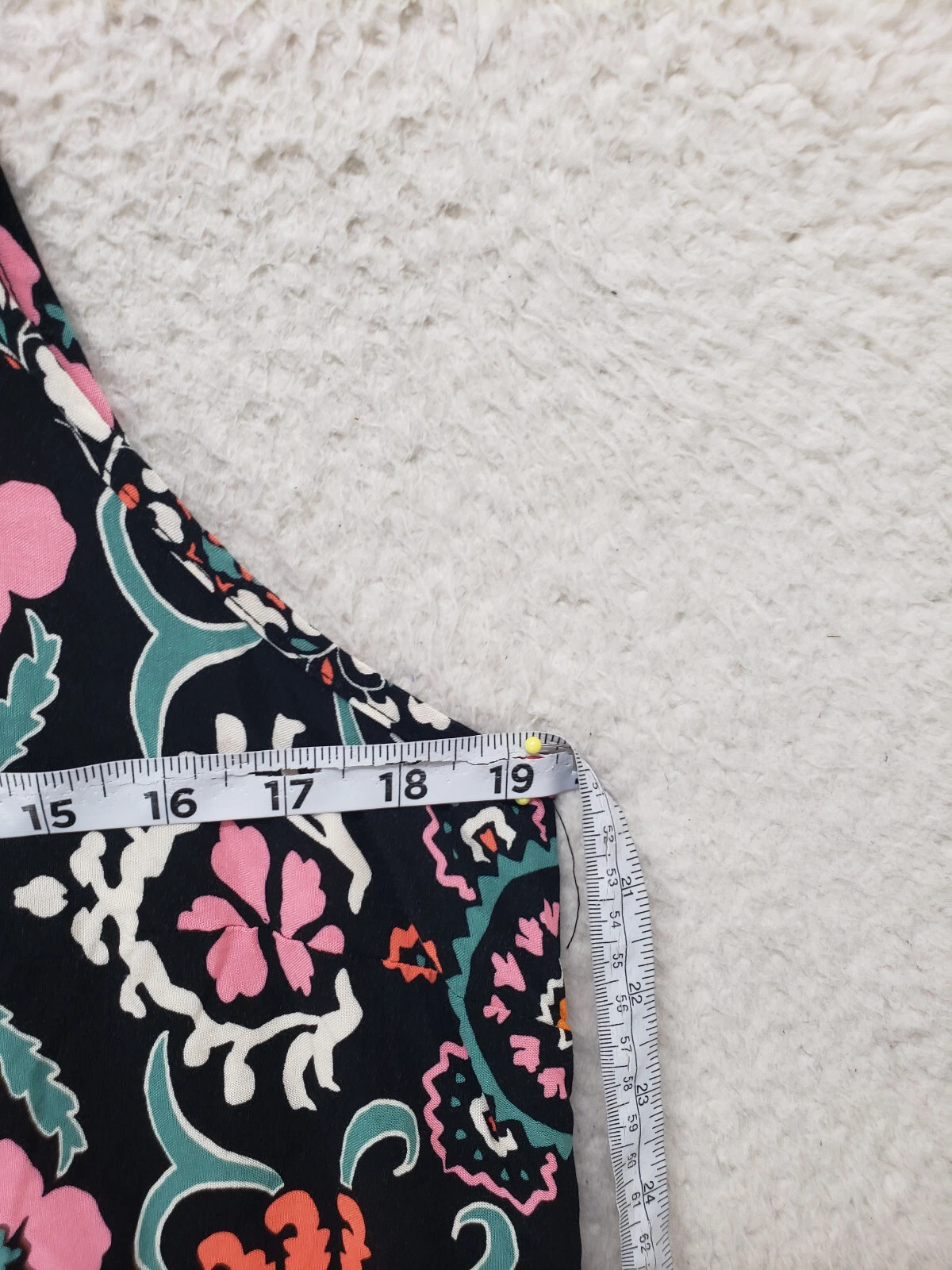 PALM ANGELS Abito donna Vince Camuto grande muticolo rayon spaghetti manica cambio maxi boho