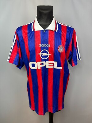 BAYERN MUNICH 1995 1997 HOME SHIRT FOOTBALL SOCCER JERSEY ADIDAS MEN SIZE XL