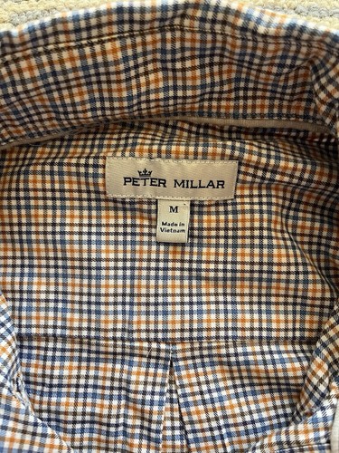 Peter Millar Long Sleeve Button Shirt - Cotton/Nylon/Lyocel/Spandex - Medium - Picture 5 of 6