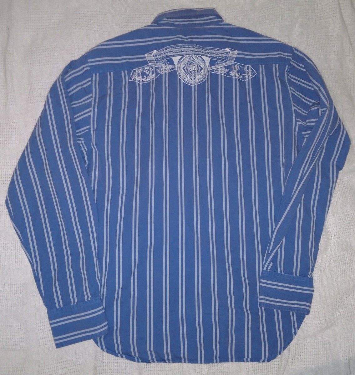 budweiser dress shirt Vintage 1960s Budweiser Allover Print Shirt - Deadstock Kmart Sz L