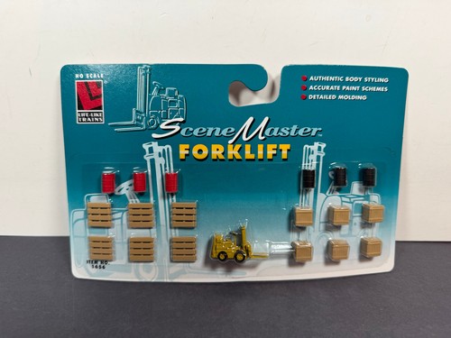 Life Like Trains Scene Master CARRETILLA ELEVADORA Accesorio Ferroviario 1656 Escala HO Set | Condition: New
