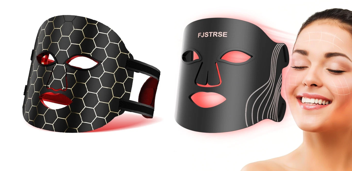 Red Light Therapy Mask 7-Color LED Face Mask Light Therapy with