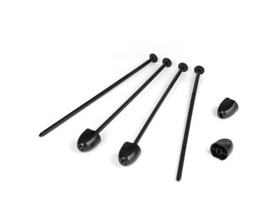 DE Racing Zip Stix black DER-ZS4-BLK 