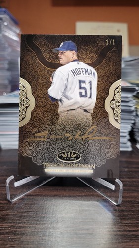 2019 Topps Tier One Trevor Hoffman Prime Performers 1/1 Gold Ink On-Card Auto