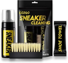 Shoe Cleaner Kit Foam Cleaner Brush Cloth