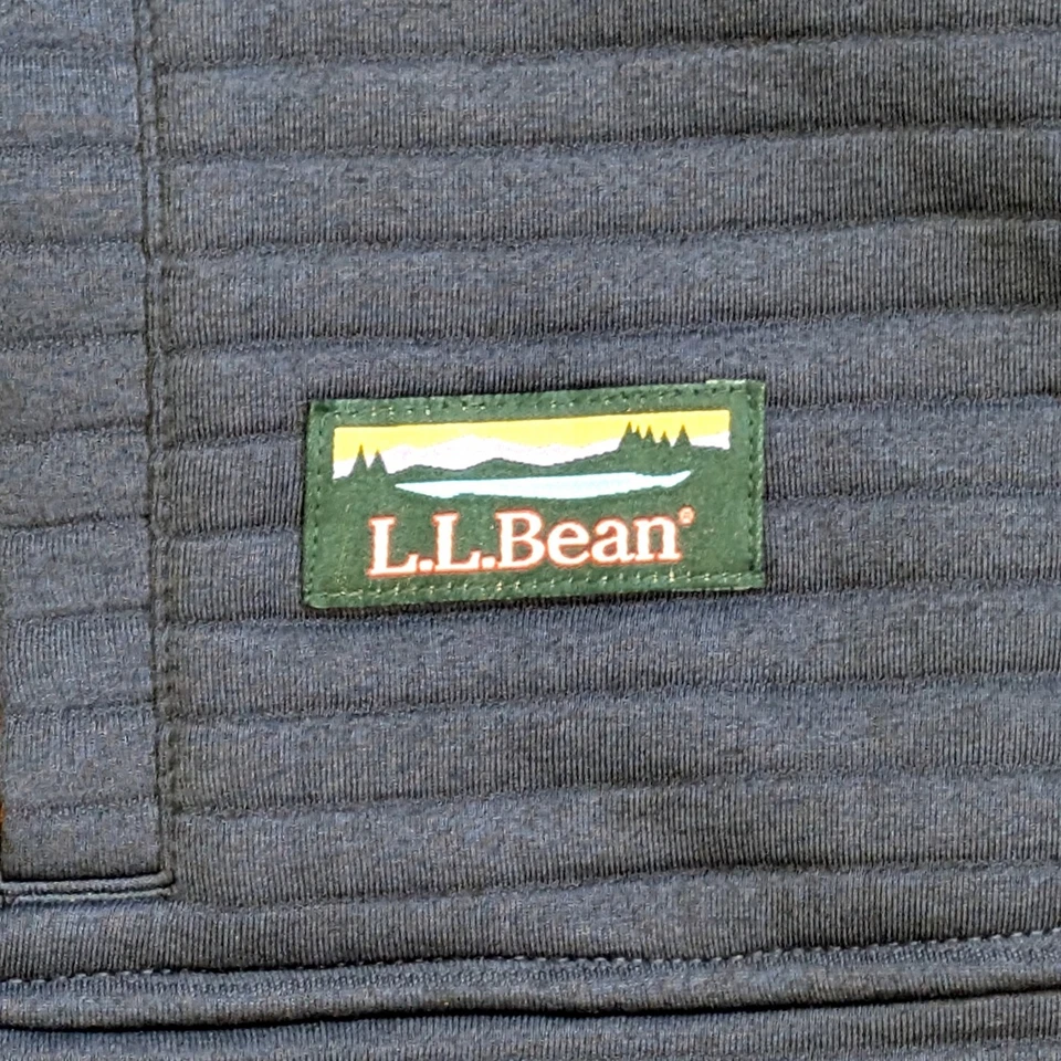 L.L. Bean Airlight Jacket Men's Small Reg Navy Blue and Orange ItemID 520414 - Image 4 of 4