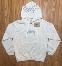 Stussy Embroidered Logo Hoodie Color Ash Heat...