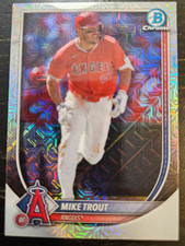 2025 BOWMAN MIKE TROUT MOJO REFRACTOR # 1 Los Angeles Angels