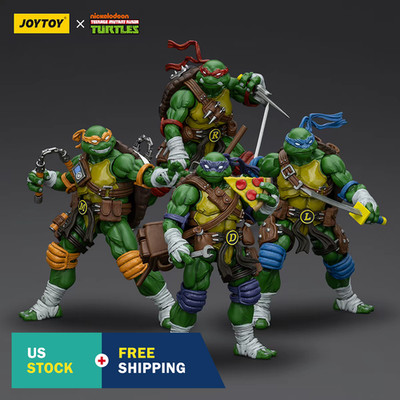 HIPLAY JOYTOY TMNT-Leonardo & Raphael & Michelangelo & Donatello 1:18 Figure