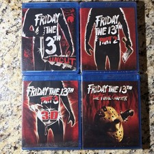 Friday The 13th 4 Pack Bundle (Blu-ray)  Brand New Sealed