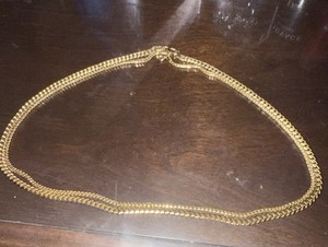 Authentic 10mm 24-inch 105g Handmade Miami Cuban Link Chain 18K Gold Plated