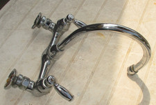 Peerless Two Handle Wall Mounted Kitchen Faucet Chrome