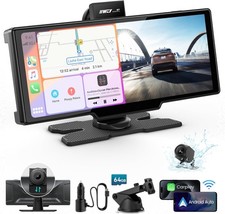 10 Portable Wireless Carplay Screen Android A...