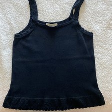 Women s LOFT black Sweater Tank Size Medium, No Flaws See Pics