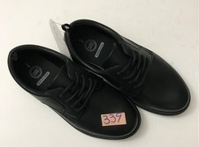 Wonder Nation Boys Black Casual Oxford Shoes w/Memory Foam Size 2 NWT 339