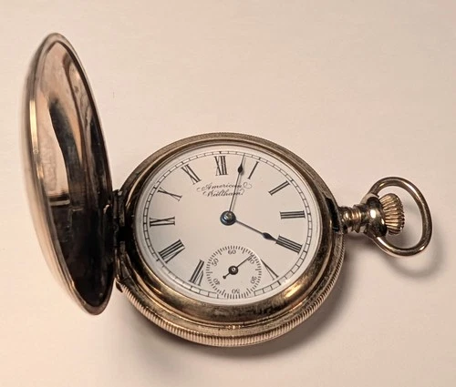 Antique American Waltham Gold Filled Ladies Pocket Watch Not Working