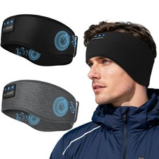 LC-dolida 2-Pack Sleep Headphones Ear Warmer Headband Bluetooth 5.4, Ear Warm...