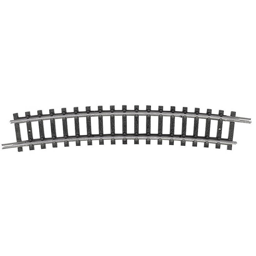 Voie courbe Minitrix T14927 R2 15 degrés échelle N 1:160 en maillechort
