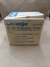 OMEGA E-99 Enlarging Timer Darkroom E-99 Vintage USA Stabilized