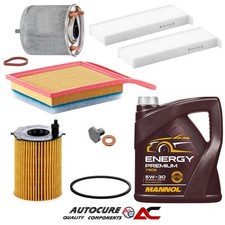 FOR PEUGEOT 3008 1.6 HDI MK2 2010 ONWARDS FULL FILTER SERVICE KIT & 5L