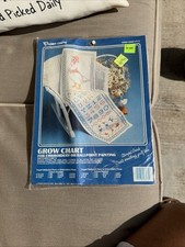 Vogart Grow Chart Embroidery or Painting Kit Gretchen's ABC'S w/Goose