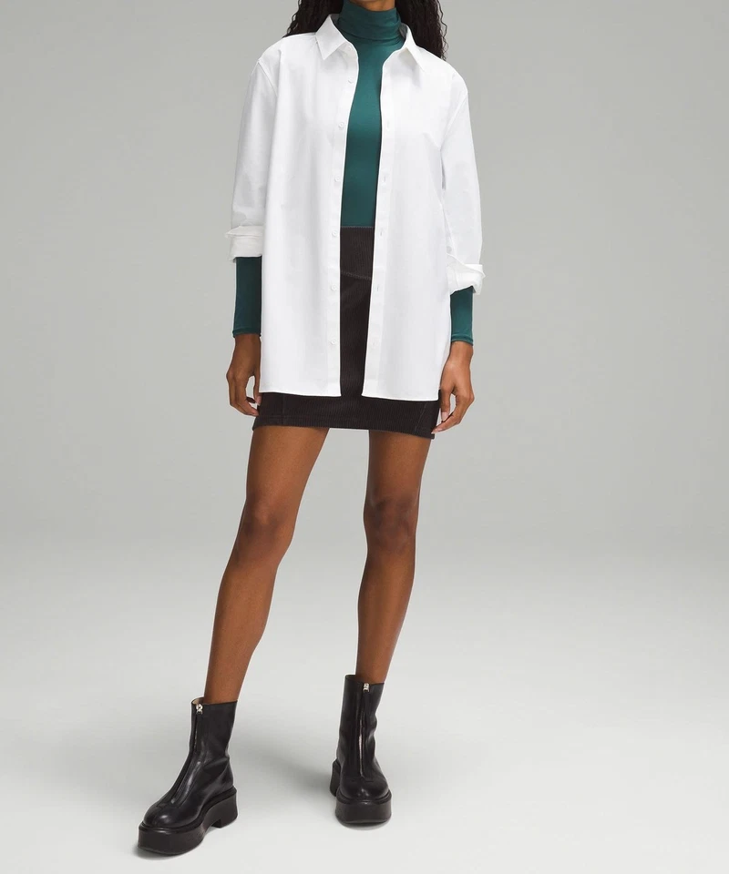 lululemon Nulu Turtleneck Long-Sleeve Bodysuit Size M Storm Teal