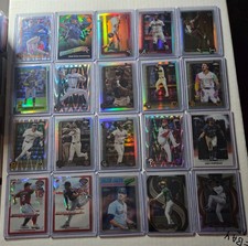 2025 26 Topps Chrome, Hertiage 20 Card Lot Variations & RC  Baseball 🔥 NO BASE