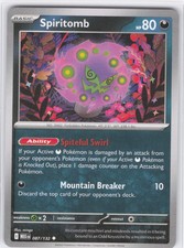 2025 Spiritomb - Uncommon ME01: Mega Evolution 087/132 NM Normal LP-NM
