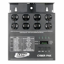 Elation ADJ CYBER PACK 4-Channel Dimmer/Relay/MIDI DMX Controller Power Pack