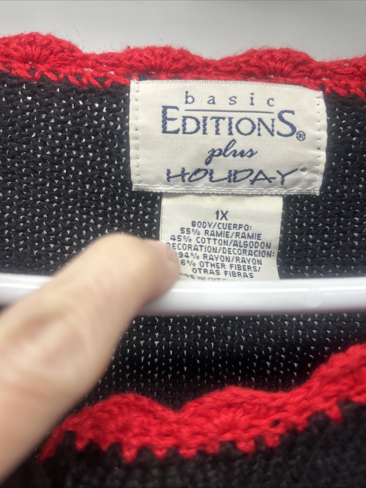 Basic Editions Plus Holiday Christmas Cardinal Re… - image 2