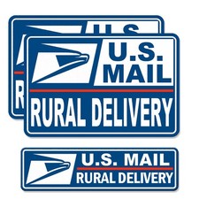 3 PCS Mail Delivery Driver Car Magnets Rural Delivery Carrier