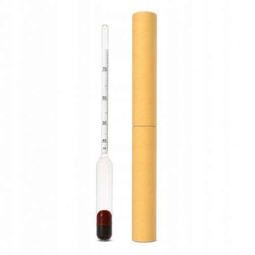 Alkoholometer 40-70% Alkoholmessgerät Hydrometer für Wodka-Destillat 22 cm