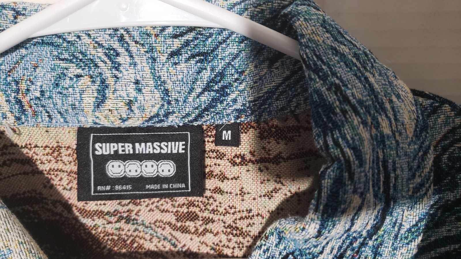 Super Massive Jacket Mens Medium Starry Night Pri… - image 9