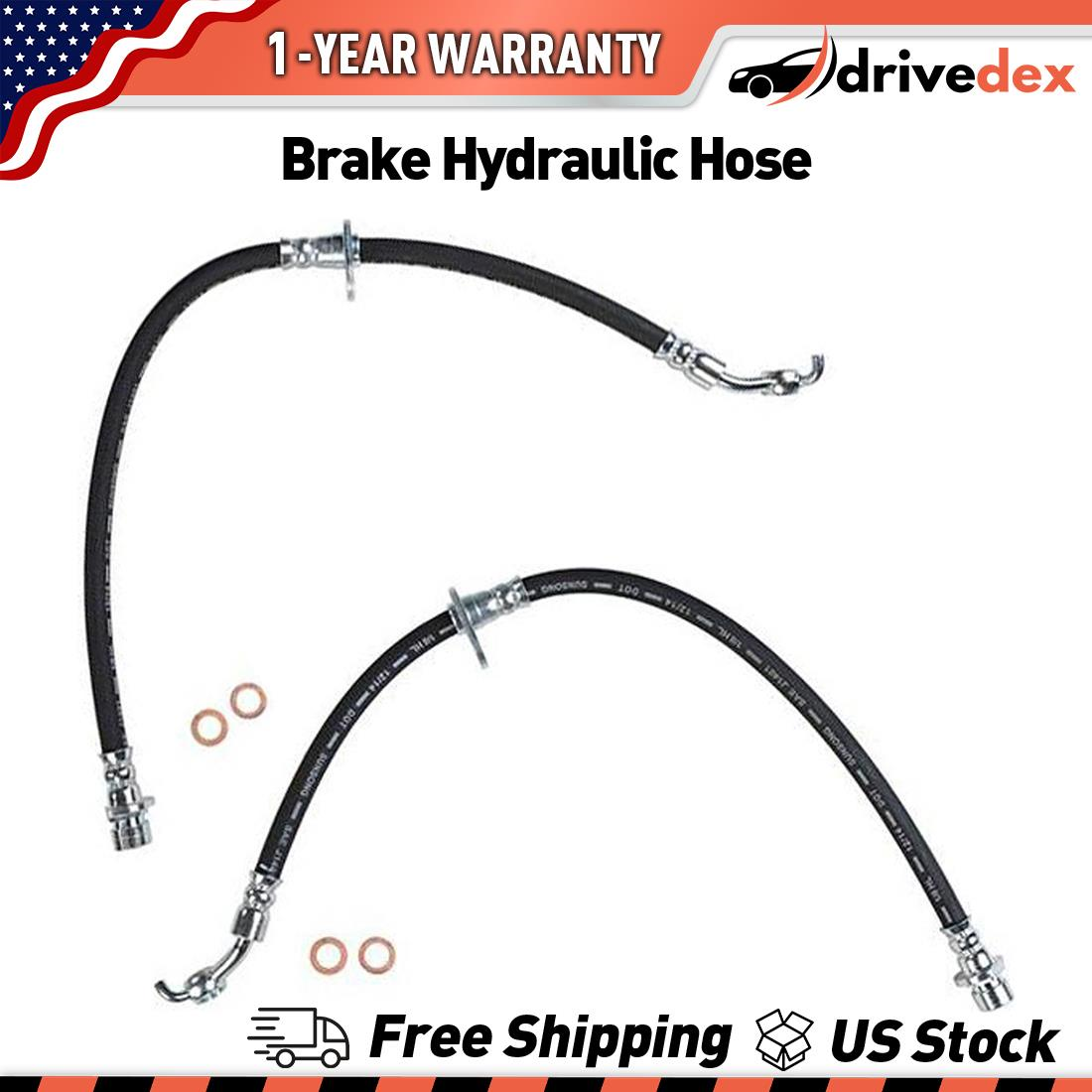 Sunsong Brake Hydraulic Hose Rear Left Rear Right Set Of 2 Fits Accord Honda