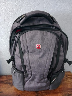 Swissgear 1900 ScanSmart Laptop Backpack Gray TSA Travel School Work Airflow