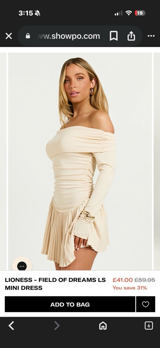 strapless open back dress Jillian Mini Dress