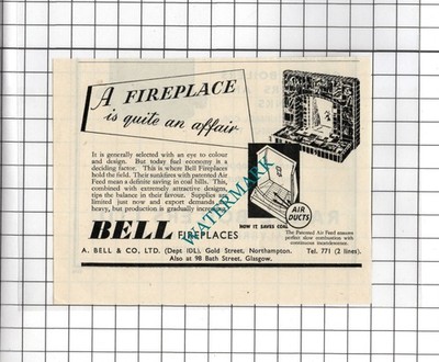 Glockenkamine A Bell & Co Ltd Northampton England - 1948 kleine Werbung