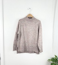 Loft SP Pink Multi Color Long Sleeve Knit Pullover Sweater Women  s Small Petite