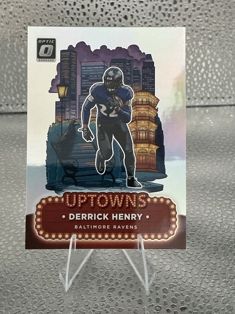 🔥2024 Panini Donruss Optic Uptowns Derrick Henry Ravens #18 Ravens 🔥CASE HIT🔥