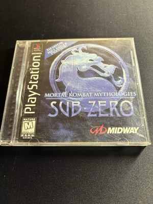 Mortal Kombat Mythologies Sub Zero PS1 Playstation PSOne CIB Complete